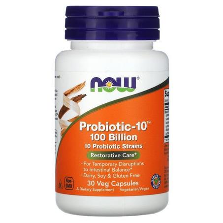 NOW Foods Probiotic-10 100 milliards - Probiotique