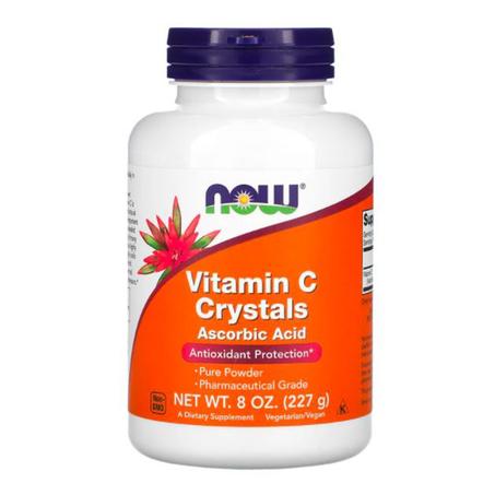 NOW Foods, Cristaux de vitamine C, 227 g