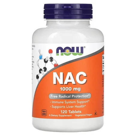 NOW Foods NAC 1000 mg Maroc 120 comprimés - N-ACETYL-L-CYSTEINE