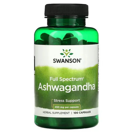 Swanson Ashwagandha 450 mg Maroc 100 Capsules