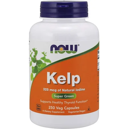 NOW Foods Varech Maroc Kelp 250 gélules végétales