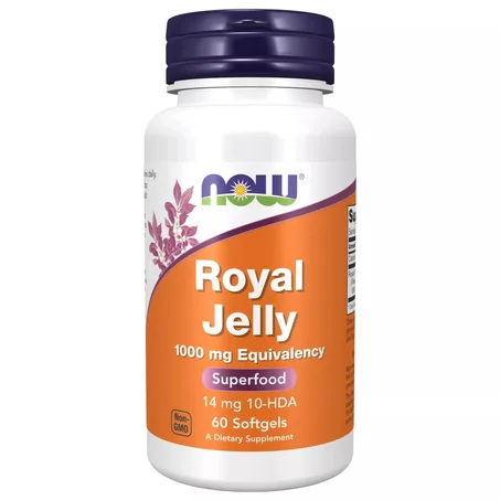 NOW Foods Gelée royale Maroc 1000 mg 60 capsules - Royal jelly