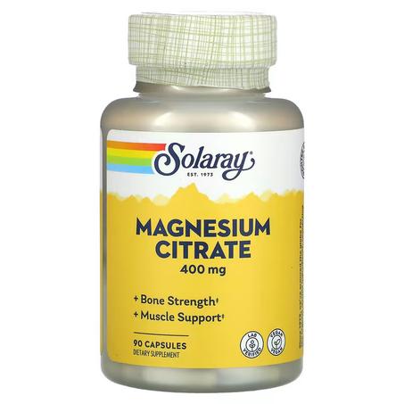 Magnesium citrate Maroc 400 mg 90 capsules Solaray