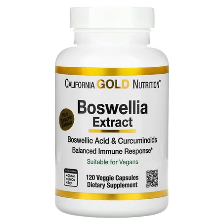 California Gold Nutrition Extrait de boswellie Maroc 250 mg 120 capsules