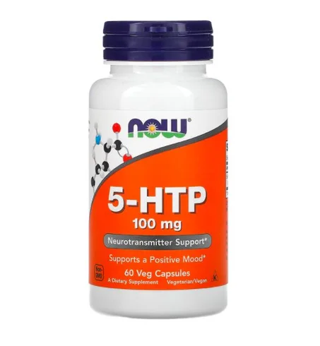 NOW Foods, 5-HTP, 100 mg, 60 capsules végétariennes
