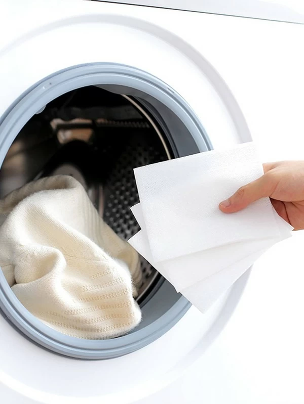 ورق قماش غسيل ممتص ملون 24 قطعة