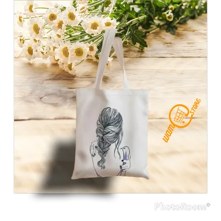 حقيبة تسوق جرافيك شكل