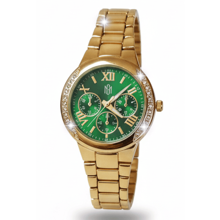 ساعة "الفخامة الخضراء" الماسية