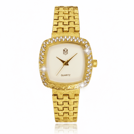 ساعة "البريق الذهبي المربع"