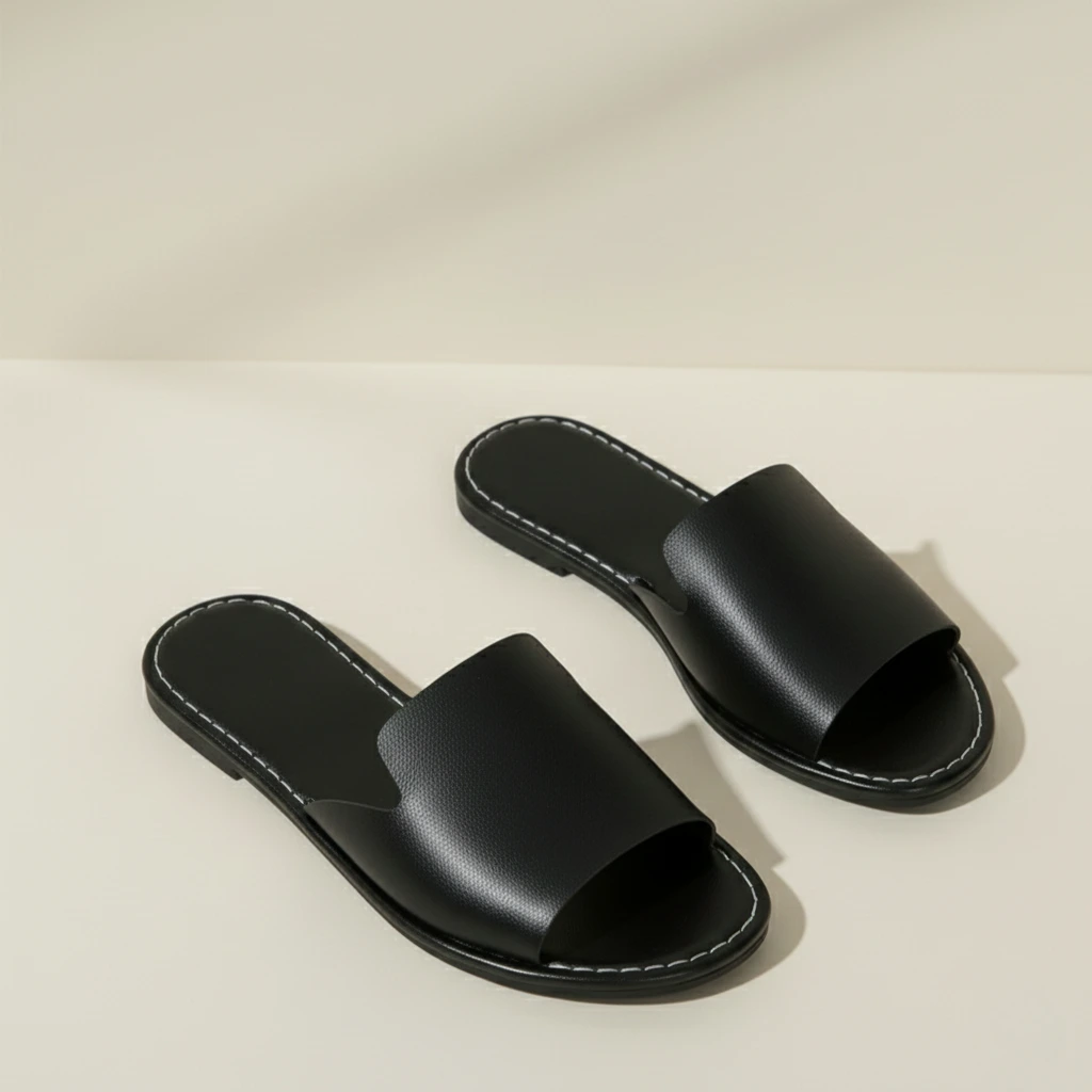 نعل نسائي مصنوع يدويا من الجلد الأصيل