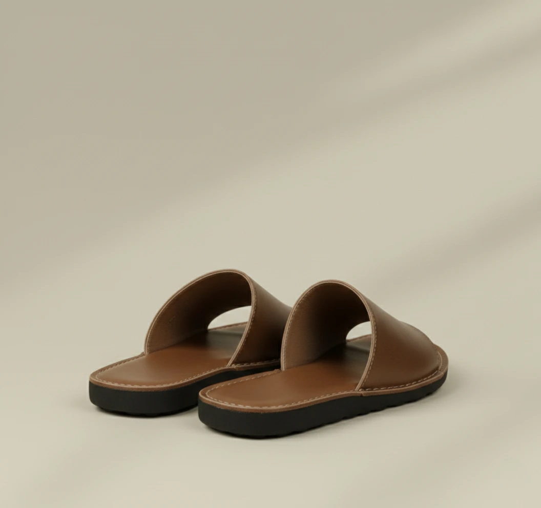 نعل رجالي مصنوع يدويا من الجلد الأصيل