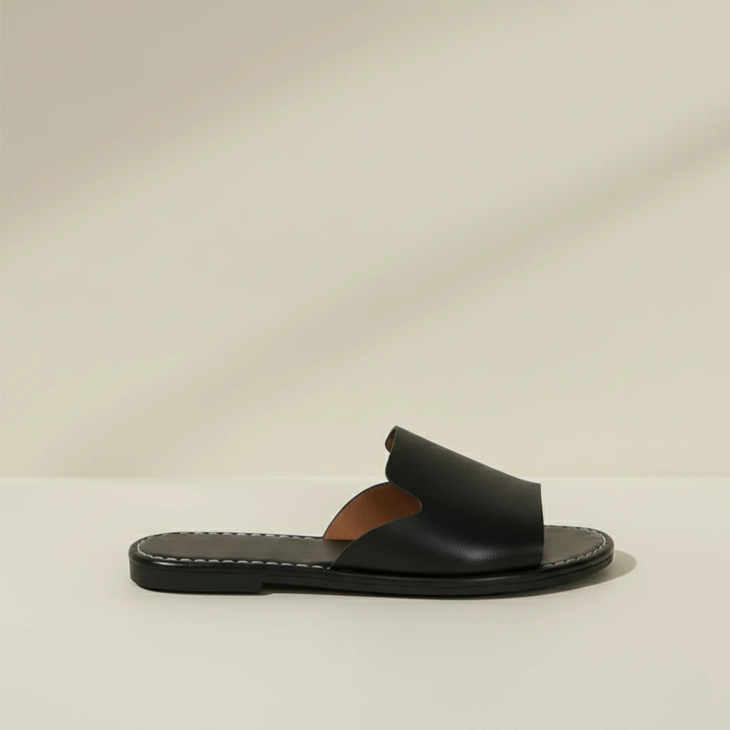 نعل نسائي مصنوع يدويا من الجلد الأصيل