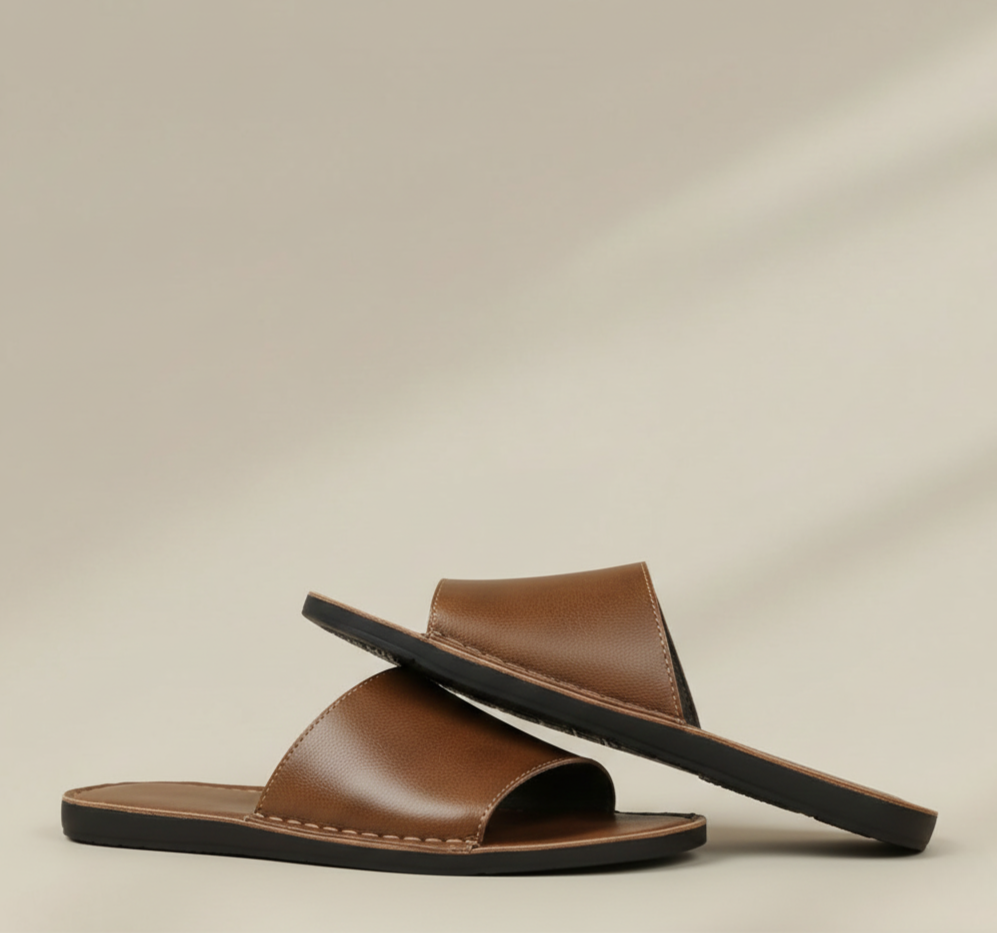 نعل رجالي مصنوع يدويا من الجلد الأصيل