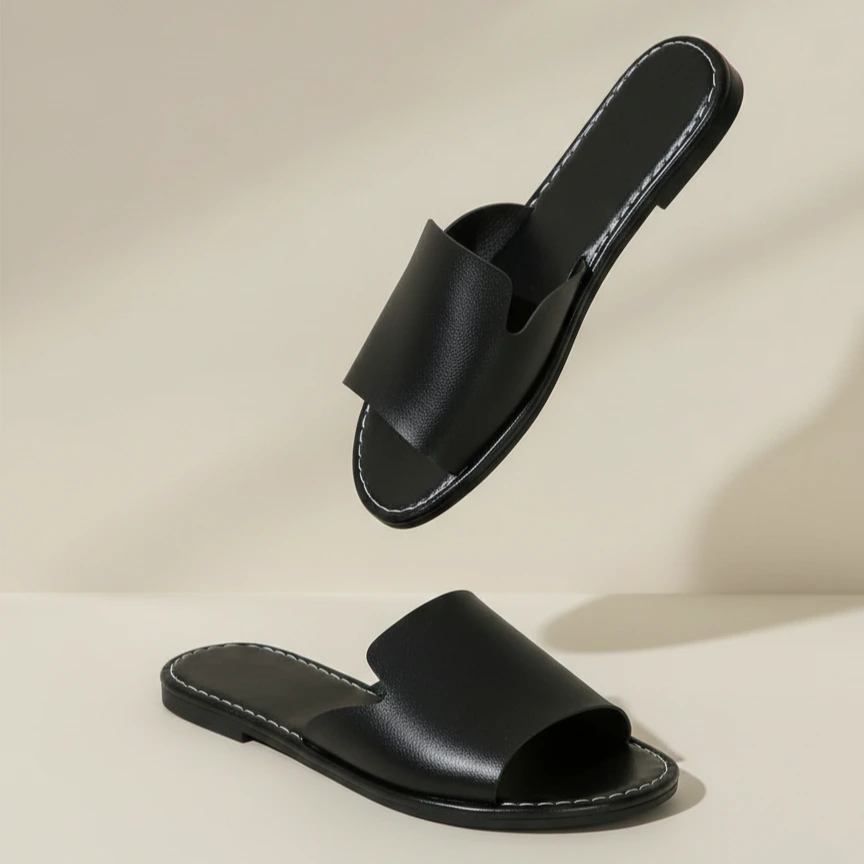 نعل نسائي مصنوع يدويا من الجلد الأصيل