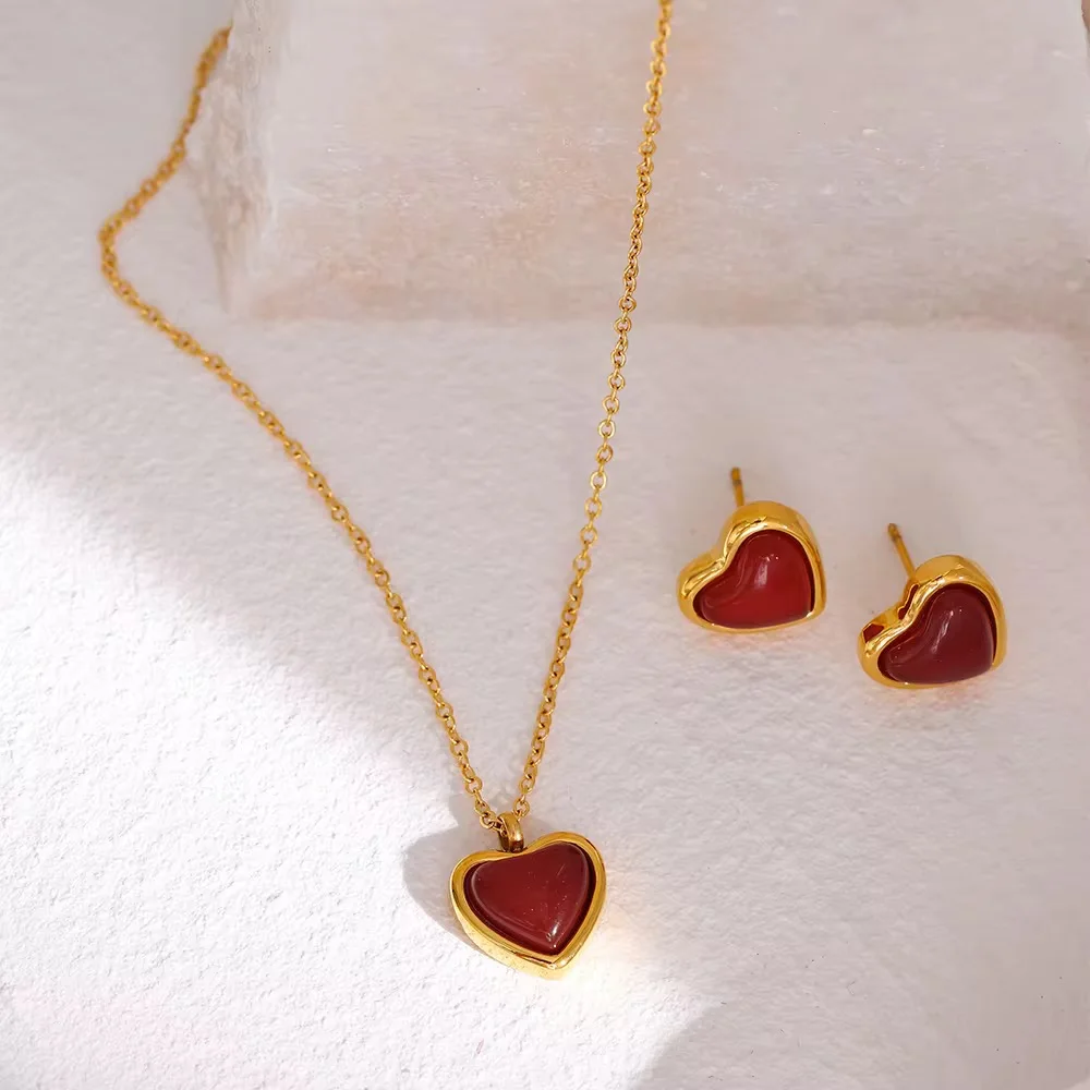 Heart Shape pendant set