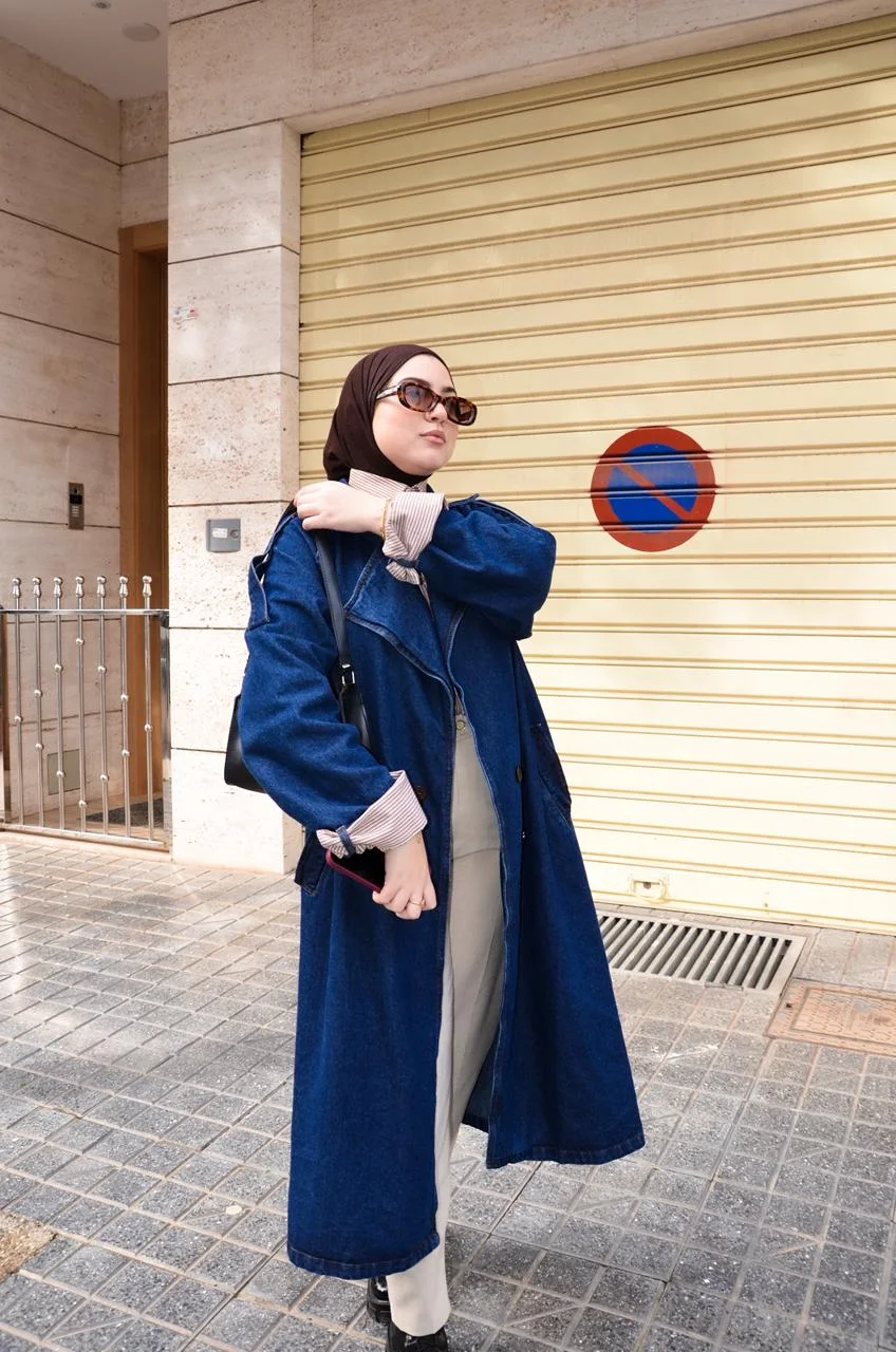Trench Long en jean