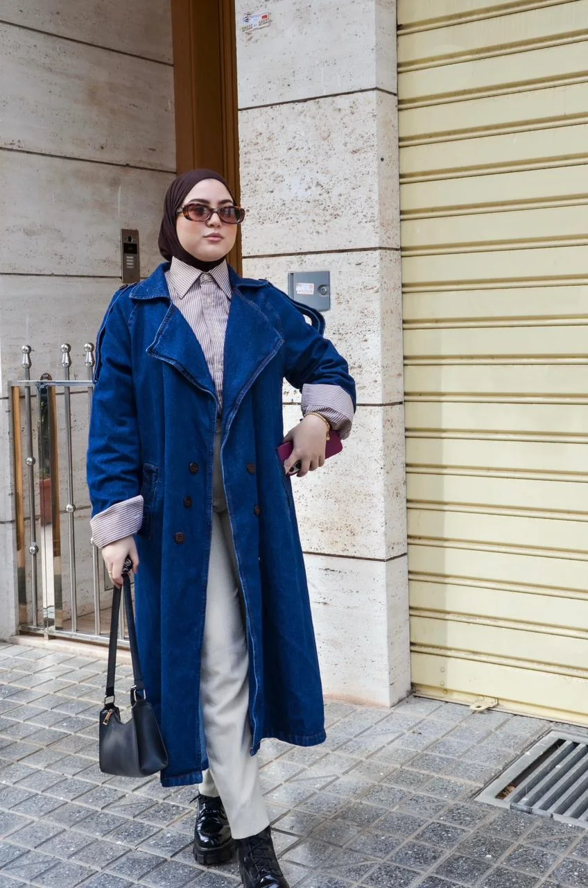 Trench Long en jean