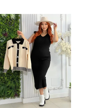 Robe avec pull Papillon