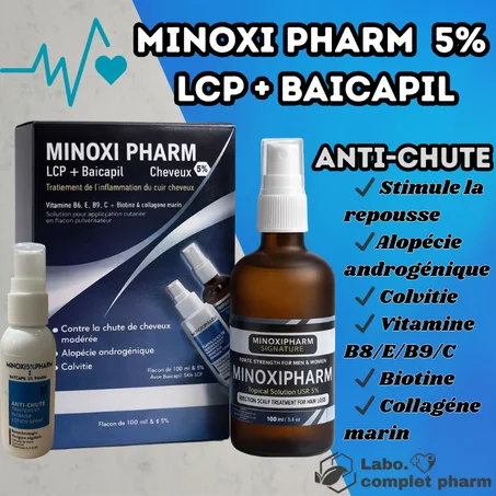 MINOXI PHARM  5%  LCP + BAICAPIL