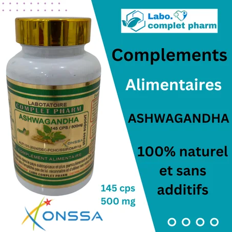 ashwagandha 100% naturel et sans additifs