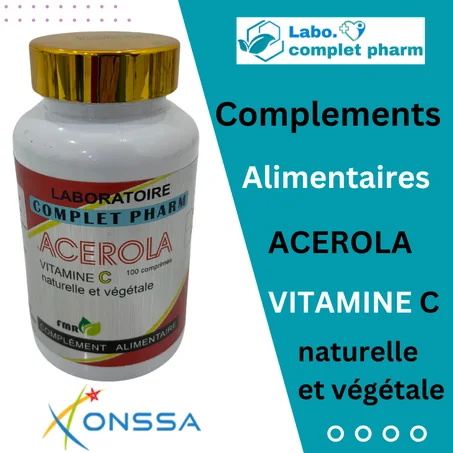ACEROLA VITAMINE C naturelle  et végétale