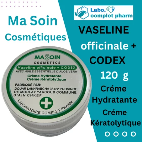 Ma Soin Cosmétiques VASELINE officinale + CODEX