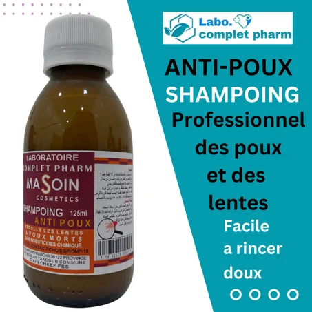 ANTI-POUX Professionnel des poux et des lentes SHAMPOING