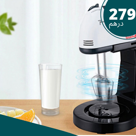 خلاط يدوي كهربائي محمول مع 7 سرعات + الشحن مجاني