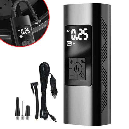 منفاخ إطارات صغير محمول سريع التعبئة