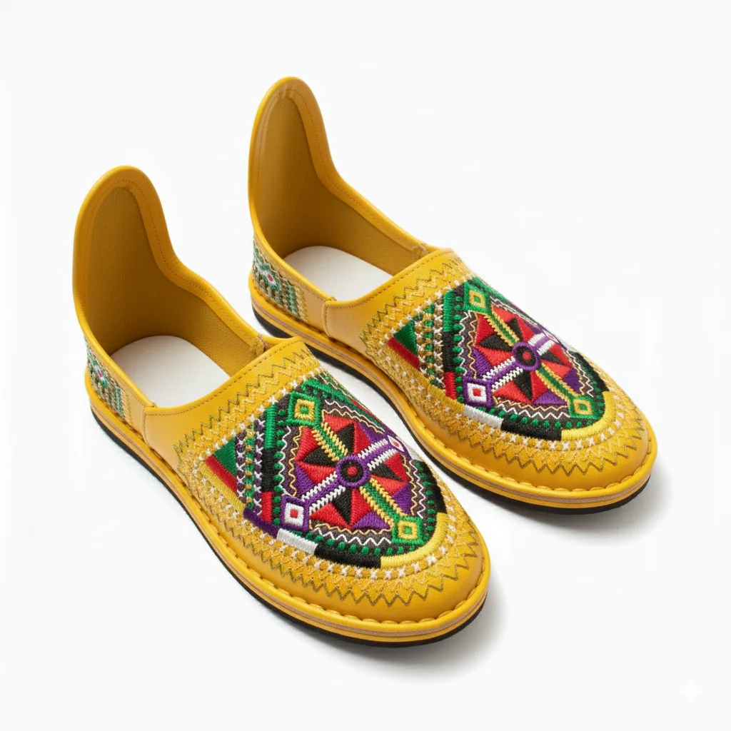 IDOUKANE Atlas Héritage – Cuir brodé artisanal