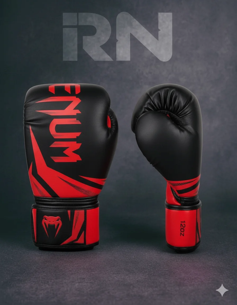 VENOM GLOVES BLACK AND RED