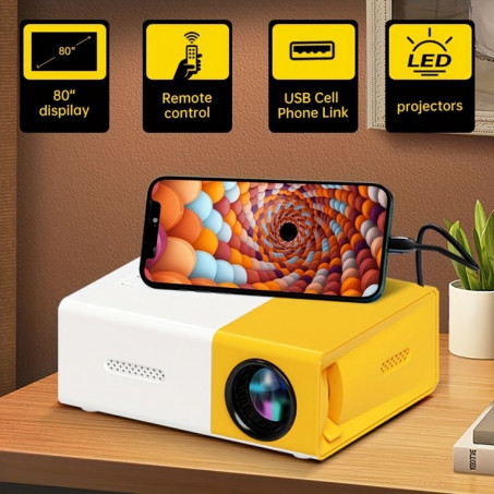 Mini projecteur portable جهاز عرض صغير محمول