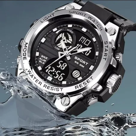 ساعة LED رياضية للرجال – تصميم عصري يناسب أنماط الحياة النشيطة