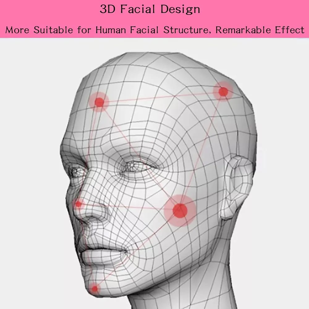 أداة تصغير الذقن المزدوجة المصنوعة من السيليكون القابلة لإعادة الاستخدام على شكل حرف V للوجه والرقبة