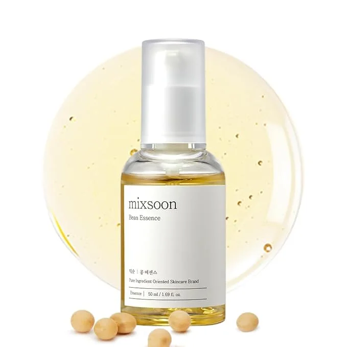 Mixsoon Bean Essence (50ml) - سيروم ومُقشِّر الفول المخمّر الكوري للبشرة الزجاجية (Glass Skin)