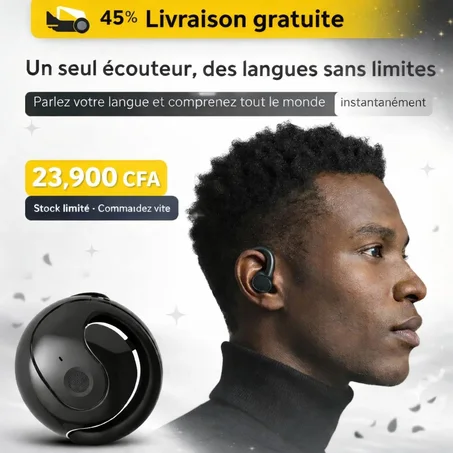Le Nouveau au Congo2026 !  écouteurs Bluetooth Traduction Instantanée par Intelligence Artificielle intelligents, les premiers du genre en Afrique ! ✨