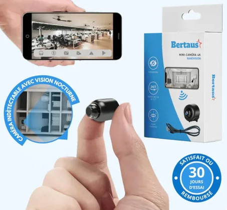 NanoVision Mini Caméra 4K - CNG