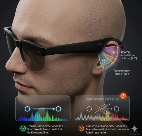 Les lunettes intelligentes F-06 Bluetooth Glasses🕶️