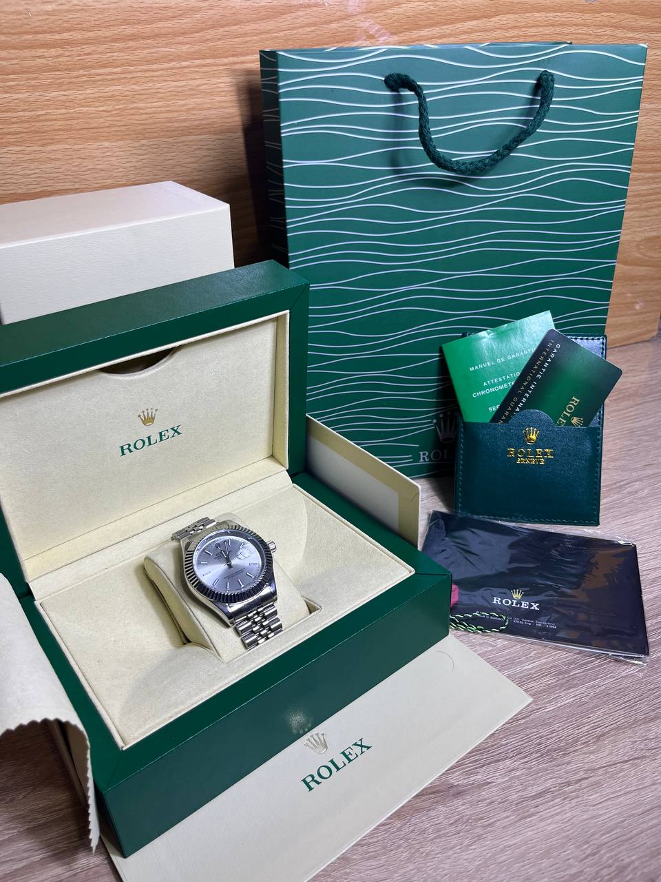 Rolex Oyster Silver Tableau Blanc