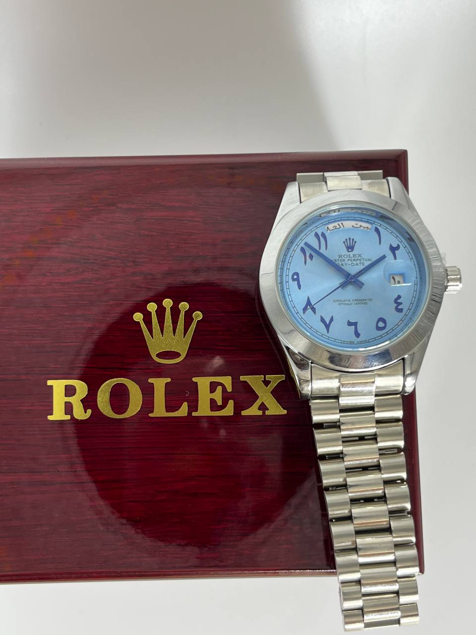 ROLEX Arabic Tableau BleuCiel