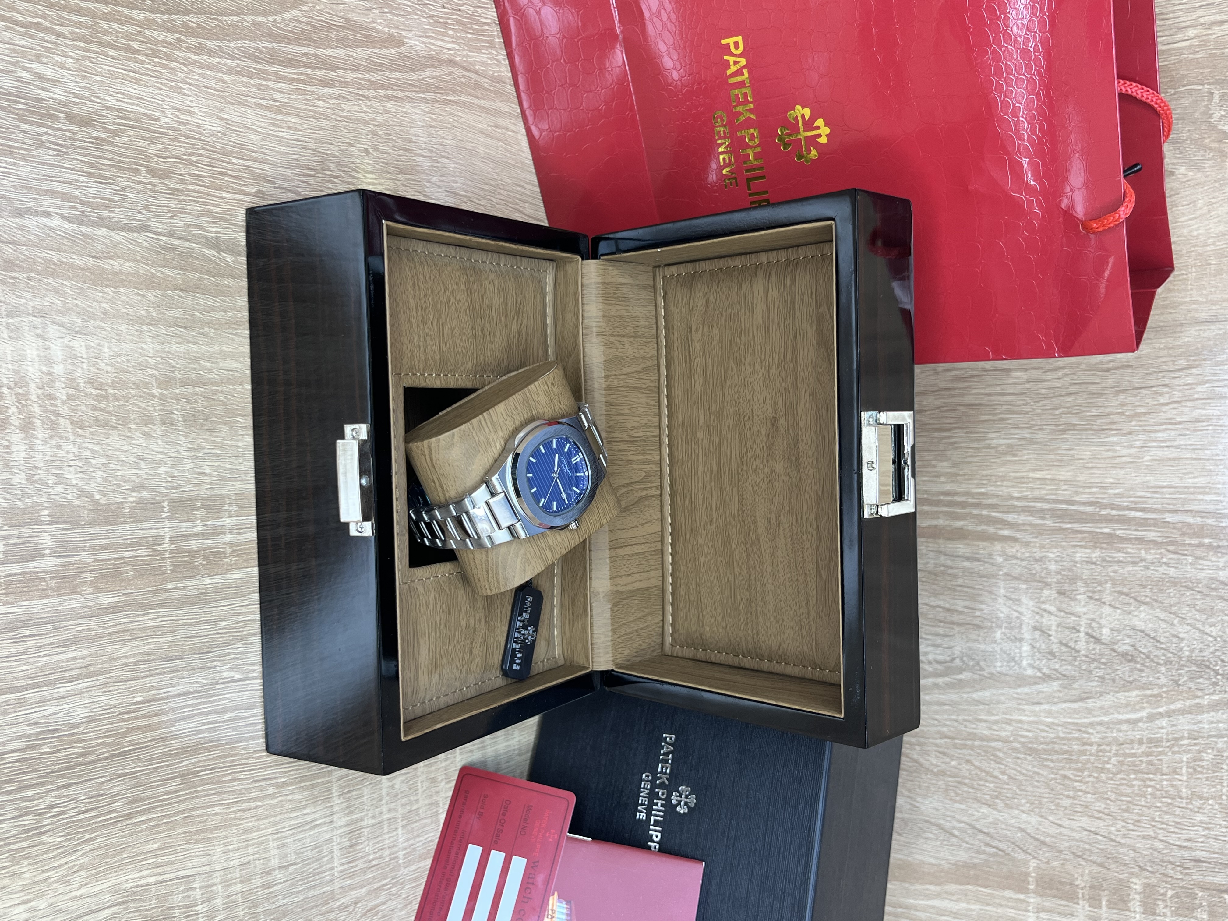 Patek Philippe Silver Tableau Bleu