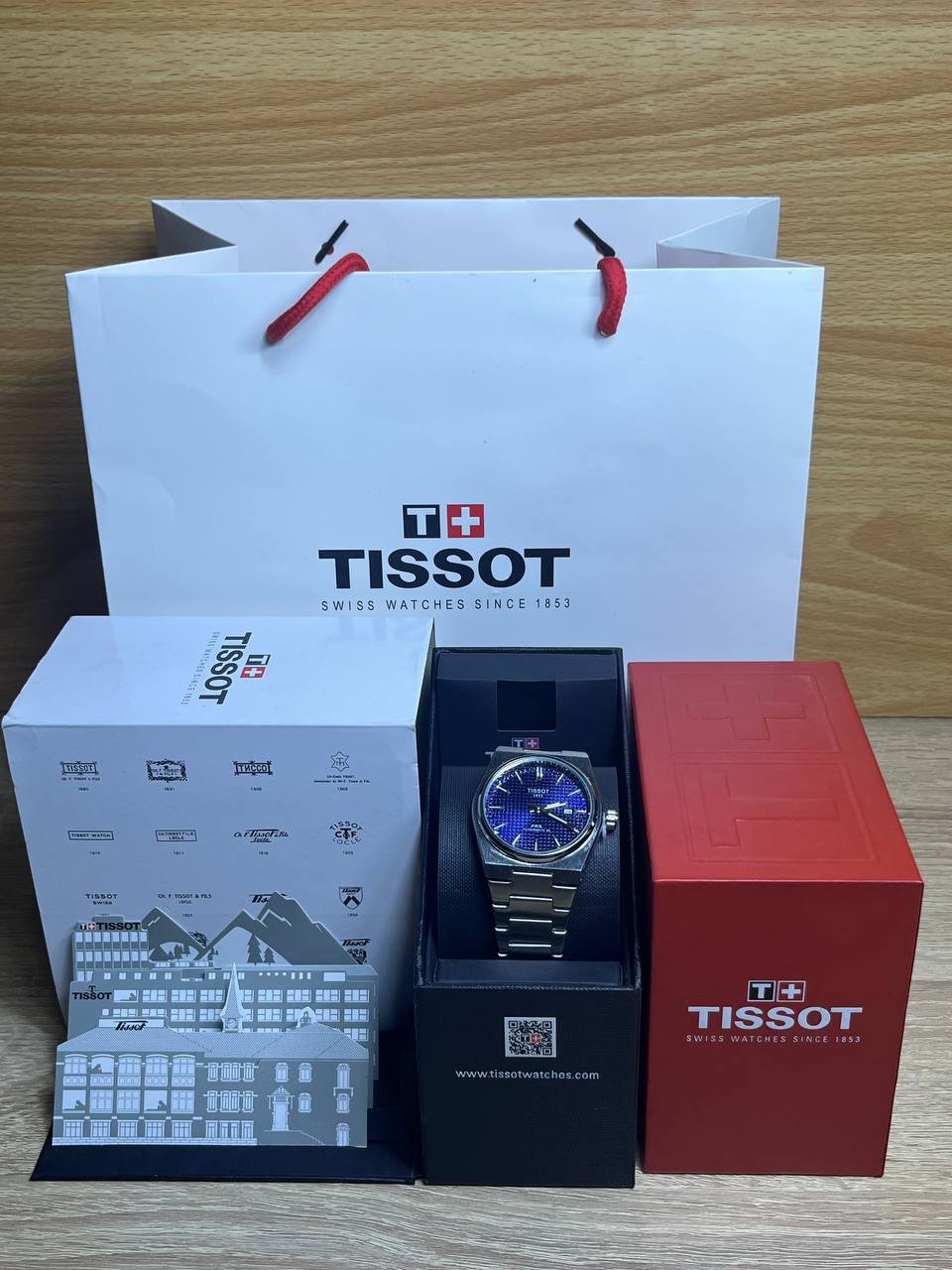 TISSOT Silver tableau  Bleu