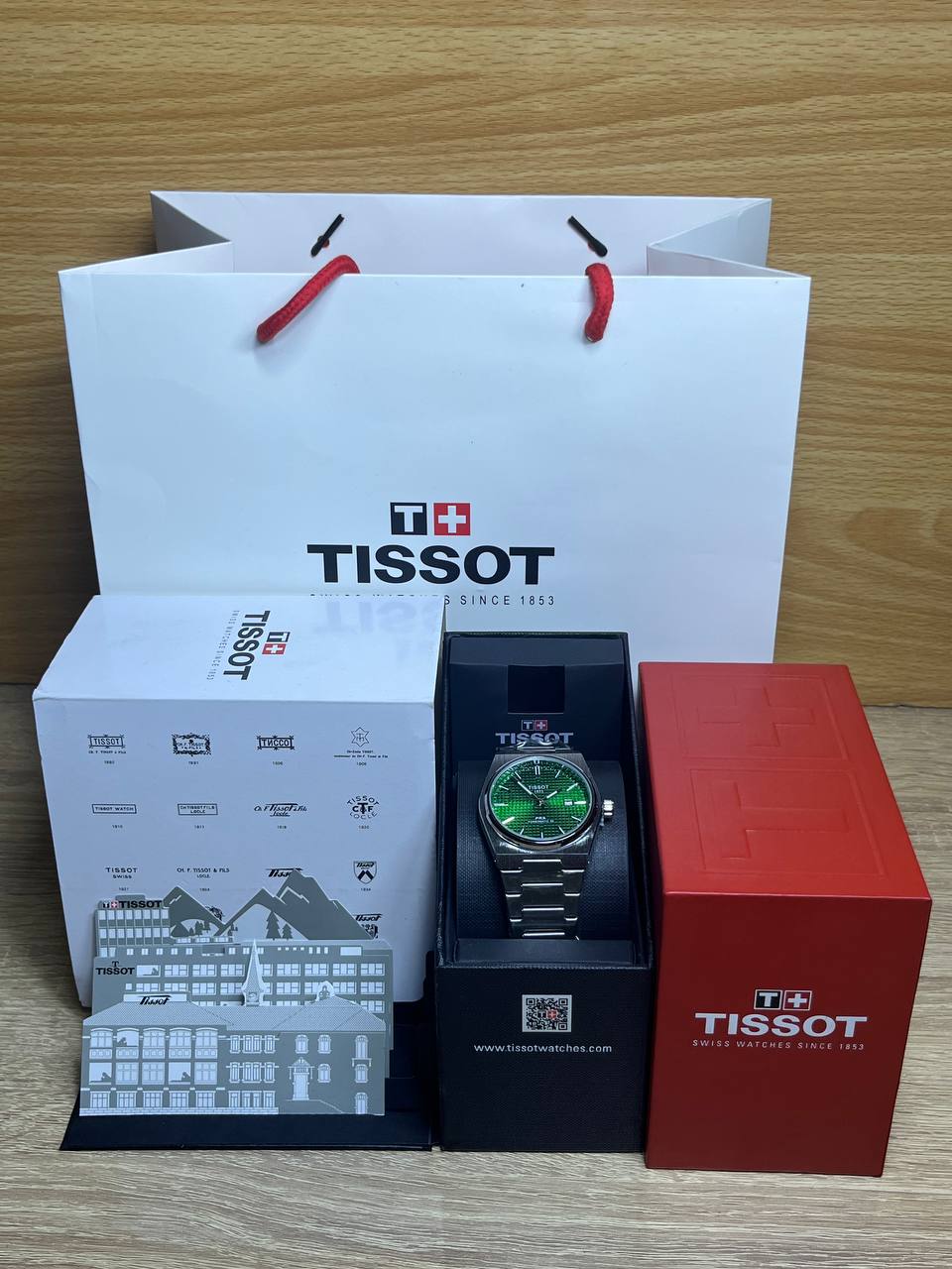 TISSOT Silver tableau  Vert