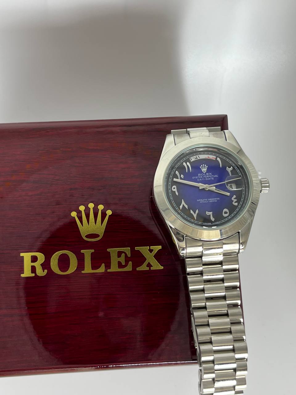 ROLEX Arabic Tableau Bleu