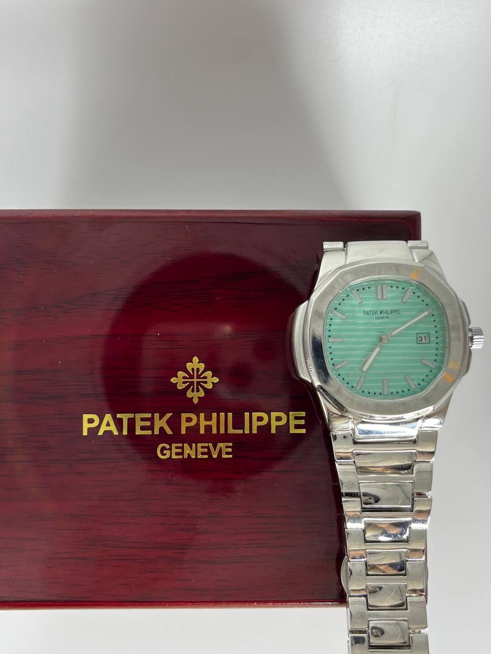 Patek Philippe Silver Tableau Vert Clair
