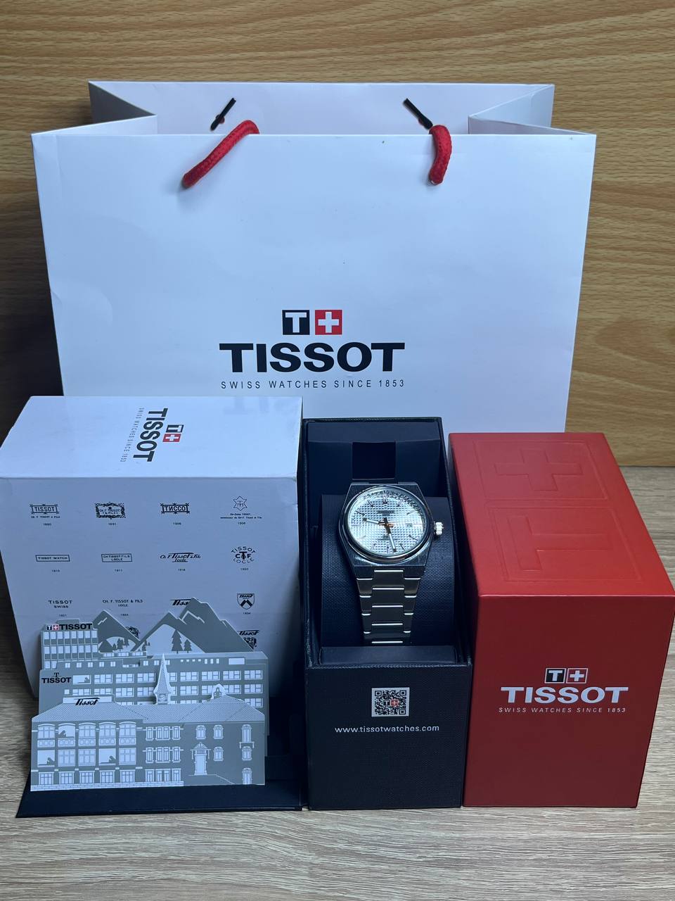 TISSOT Silver tableau  blanc