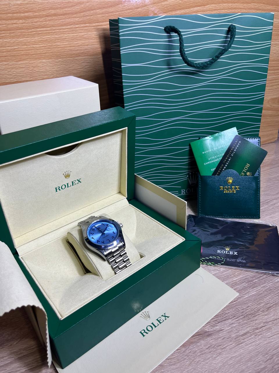ROLEX Arabic Tableau BleuCiel