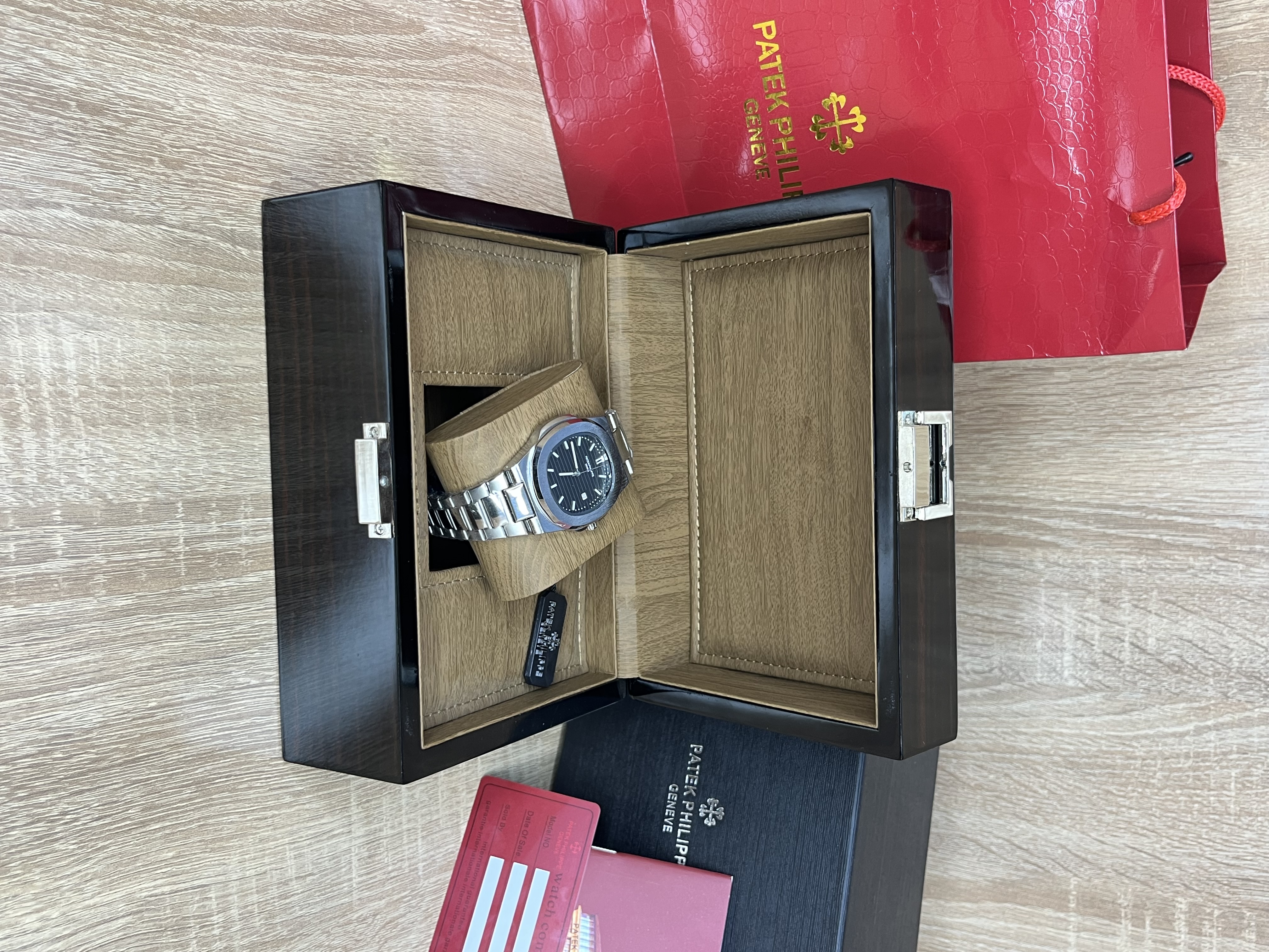 Patek Philippe Silver Tableau Noir