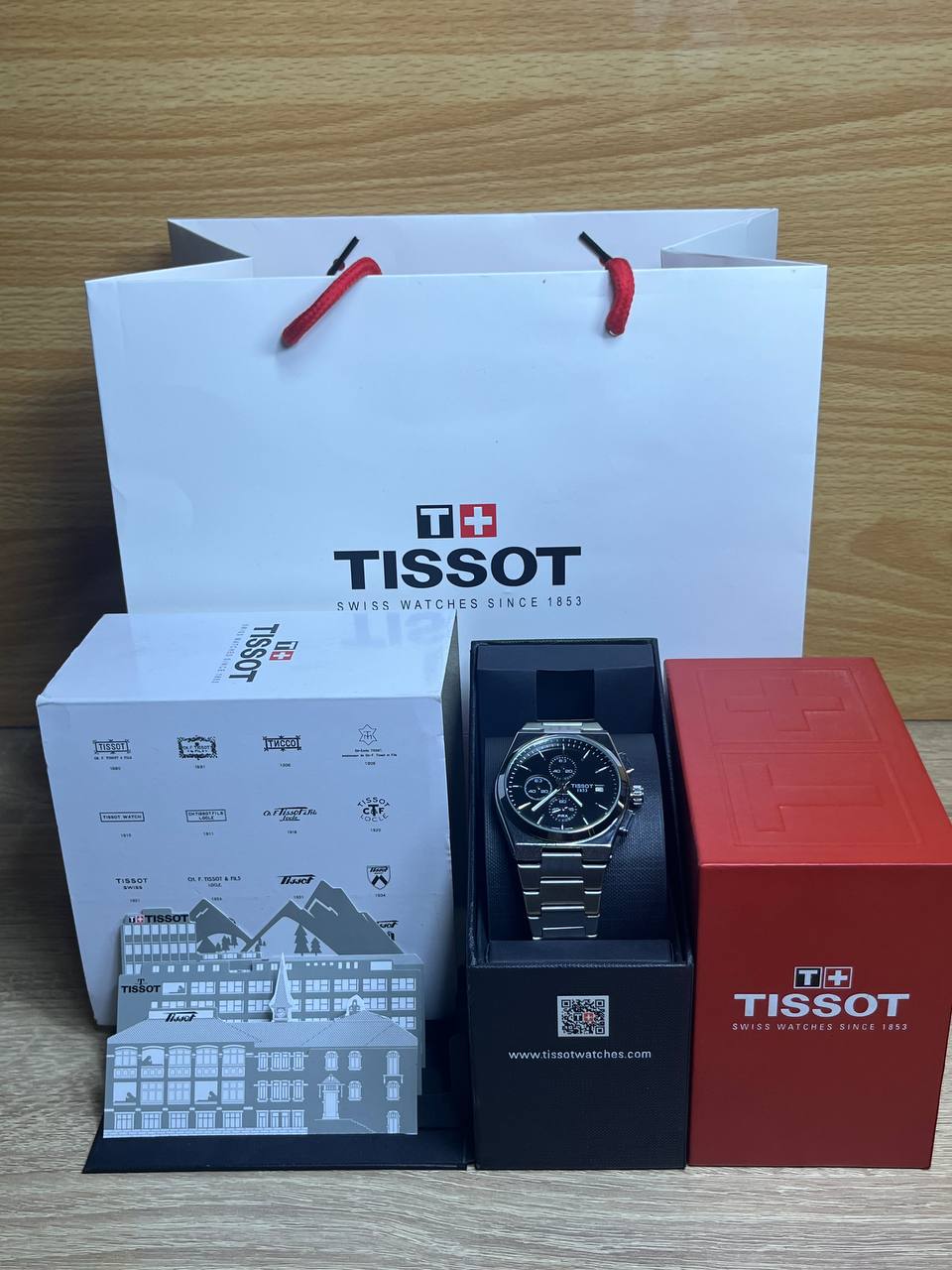 Tissot Chronograph Silver Tableau Noir