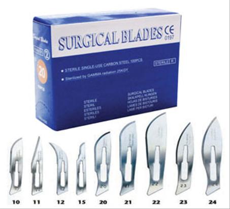 LAMES DE BISTOURI "SHANG" N° 10 VOIR AUTRES DIMENSIONS